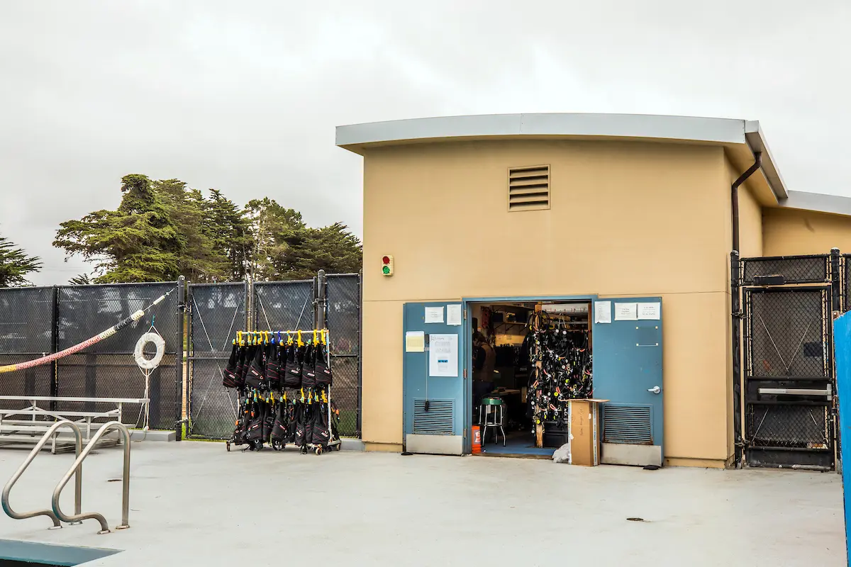 Diving Equipment at the aquatic center