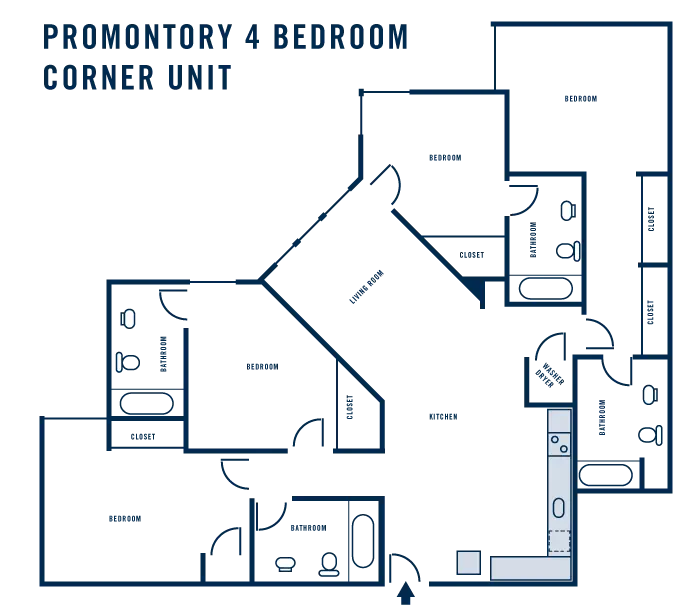 Promontory 4 Bedroom Corner Unit