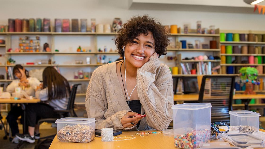 Students create crafts and community in the library's Makerspace ...