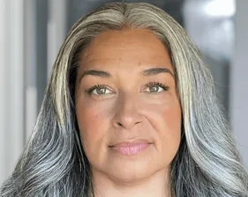 A picture of Valarie Maestas resized to 16:9 aspect ratio