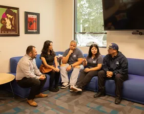 Faculty sitting in the OC3