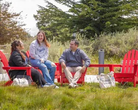 CSUMB Students having conversations