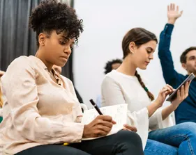 CSUMB Students in a Class