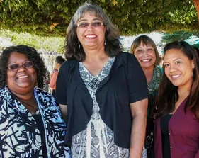 Photo: A group of smiling staff members