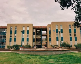 Image of Residence Hall on a gloomy day