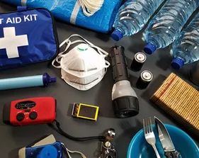 image of an emergency medical kit