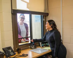 two members of the finance team