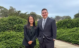 Rylee Jue and Mitchell Provencher - Photo by Walter Ryce