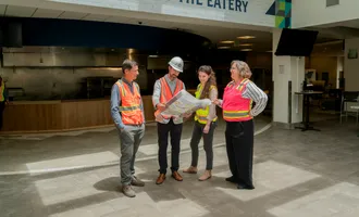 Facilities Management inside the dining commons- BDA