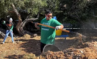 College Corps, Sergio Morales, right, and Katherine-Ann Johanson
