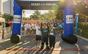 Andrew Lawson, Provost, Monte Rey, and Vanya Quiñones, President at Monte's 5K