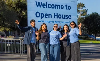 Open house welcome staff