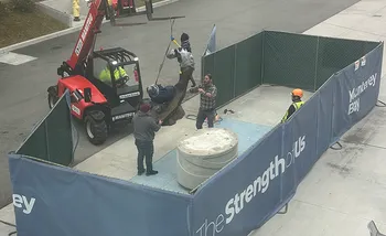 Otter Statue Installation