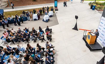 Montage Gift Announcement event at Otter Student Union on ���ӽ紫ý campus