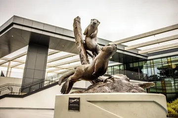 Otter statue