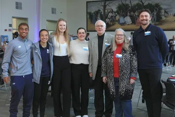 Students and alumni joined together