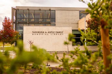 Outside the Library