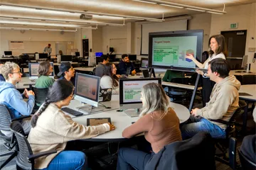 An in-class statistics presentation