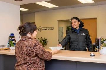 A student and worker in the Budget Office