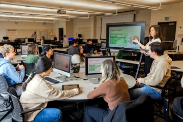 An in-class statistics presentation