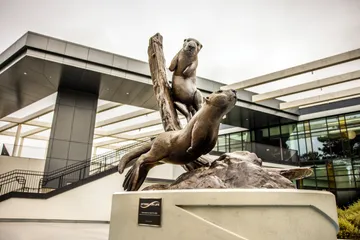 Otter statue
