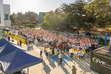 People gathered at an event