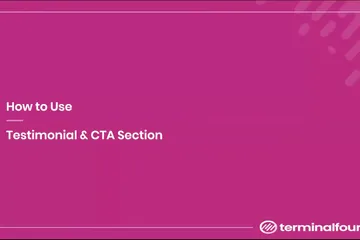 testimonial and cta section walkthrough ss