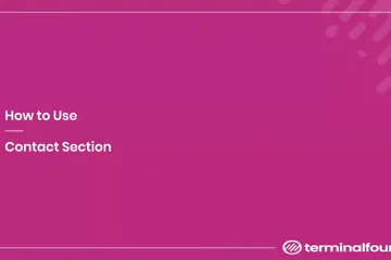 Contact Section Walkthrough Screenshot