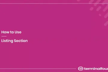 Listing Section Walkthrough Screenshot