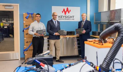 Keysight ribbon-cutting for Mechatronics