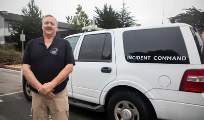 CSUMB Emergency Manager, Ken Folsom | Photo by Florenz Tuazon