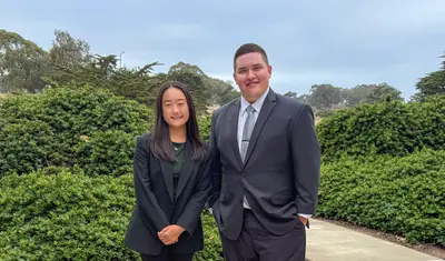 Rylee Jue and Mitchell Provencher - Photo by Walter Ryce