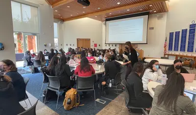 Students at the Fall Research Competition 2021