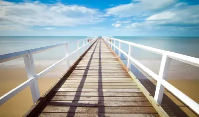 Sand and sea