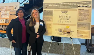 Ella Johnston and Babita Gupta at Spring 2024 UROC