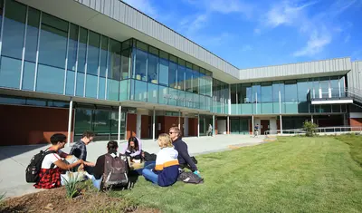 Students at CAHSS RND Amphitheater