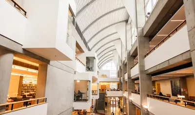 Image of inside the library