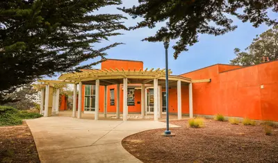Front of the Alumni Center