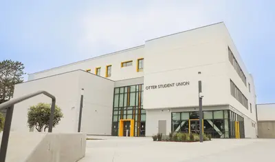 Photo of the exterior of the Otter Student Union