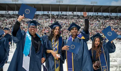 A group of graduates.