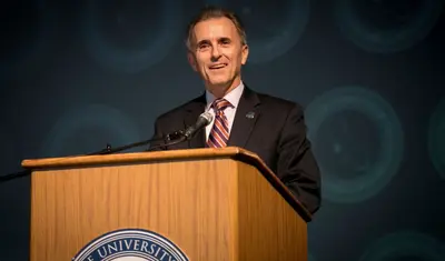 President Eduardo M. Ochoa at last year's Employee Appreciation breakfast