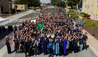 Convocation celebration with President, Faculty, Staff and Students