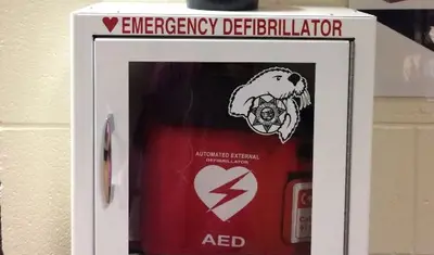 AED's are within walking distance of any location on campus.