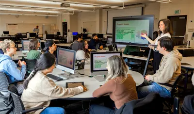 An in-class statistics presentation