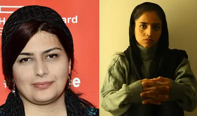 Photo of Roxsareh Ghaemmaghami and Sonita Alizadeh