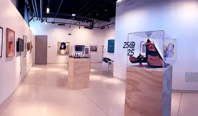 The main art gallery in CAHSS's new Building 504