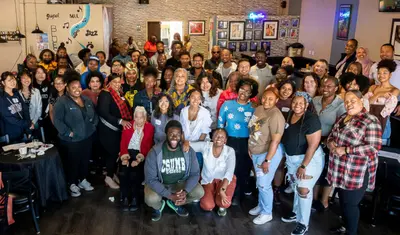 Deja Vu, student bbq - by Robert Daniels Jr