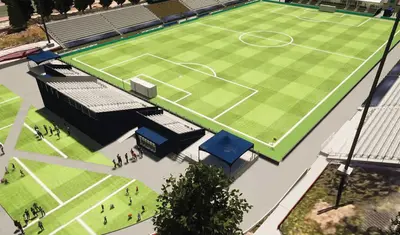 Rendering of Freeman Stadium