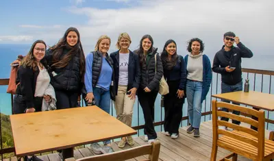 Sustainable Hospitality Management students at Post Ranch Inn