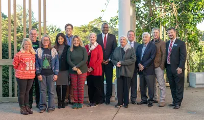 foundation board meeting group photo of foundation members
